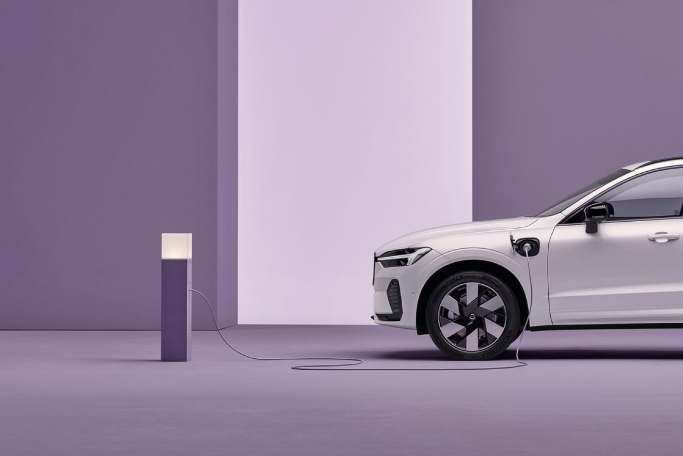 Volvo SUV charging